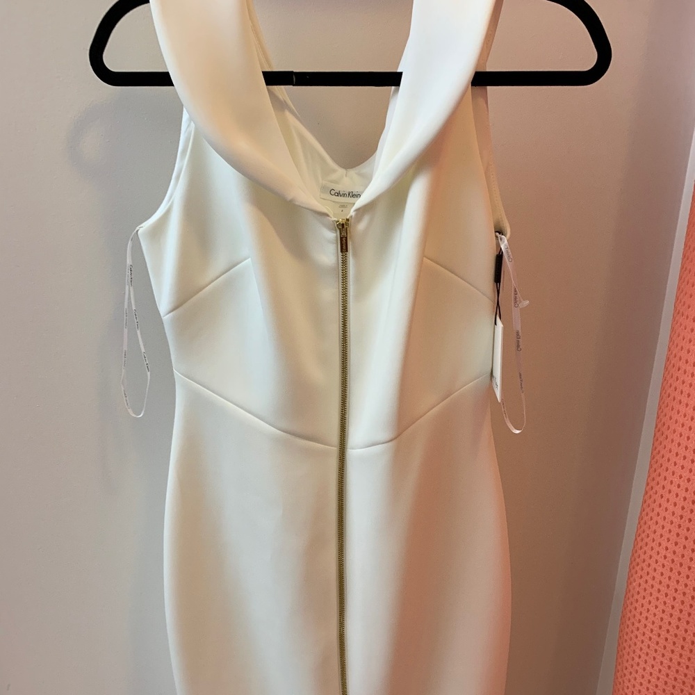 NWT Calvin Klein White Dress